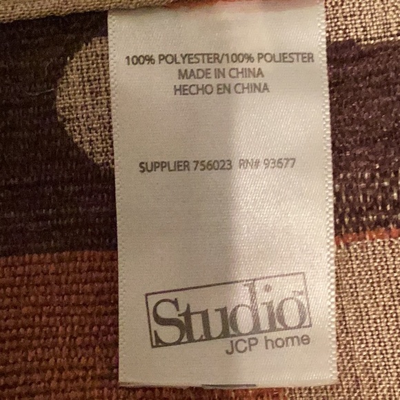 Curtains, 2 panels Studio JCP brown, orange - Picture 4 of 4